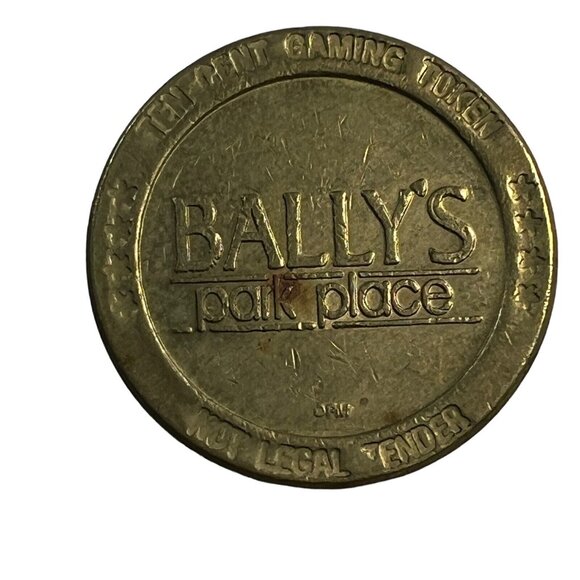 Ballys Park Place Gaming Token Atlantic City NJ Ten Cent Coin - Picture 2 of 6